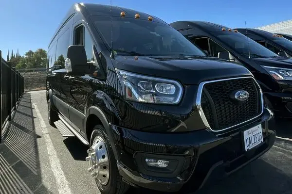 Corporate shuttle van for hourly as directed professional transportation service