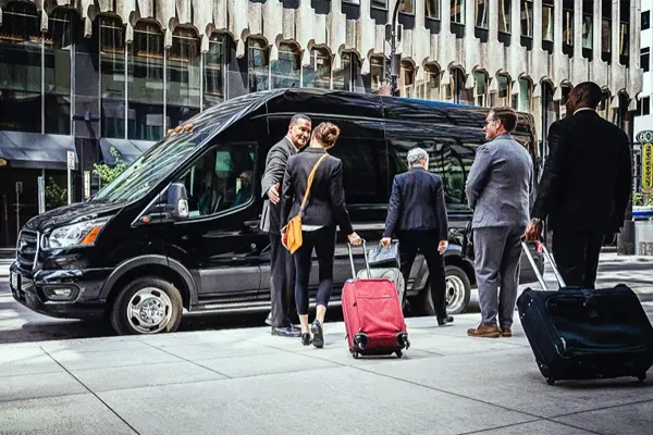 Davis corporate shuttle service for employee transportation